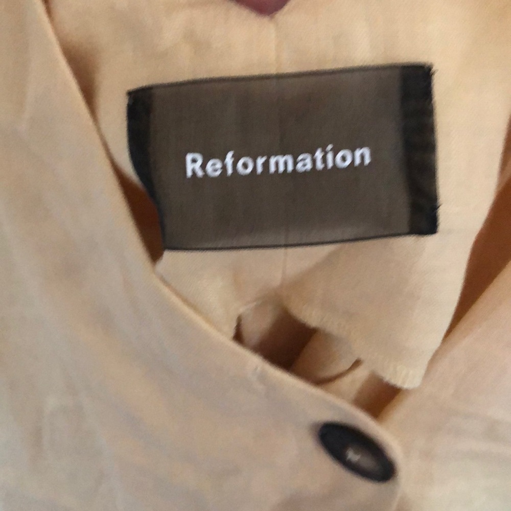 REFORMATION yellow romper - Picture 3 of 4